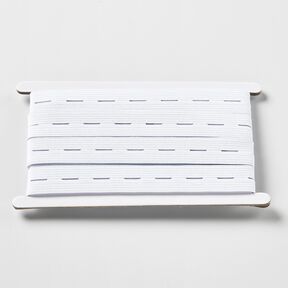 Buttonhole elastic [3 m | 20 mm] – white, 