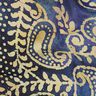 Fine Cotton Batiste Paisley batik – ocean blue/sand,  thumbnail number 2