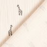Double Gauze/Muslin Cute giraffes – white,  thumbnail number 4