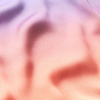 colour gradient satin – lilac/orange, 
