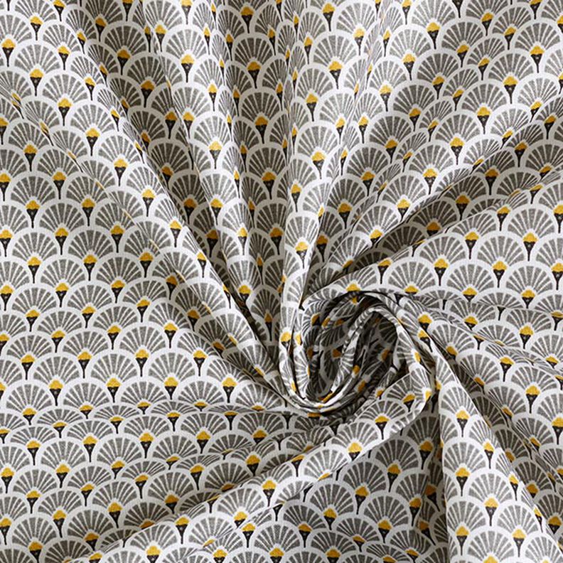 Coated Cotton Little Fans – grey,  image number 3