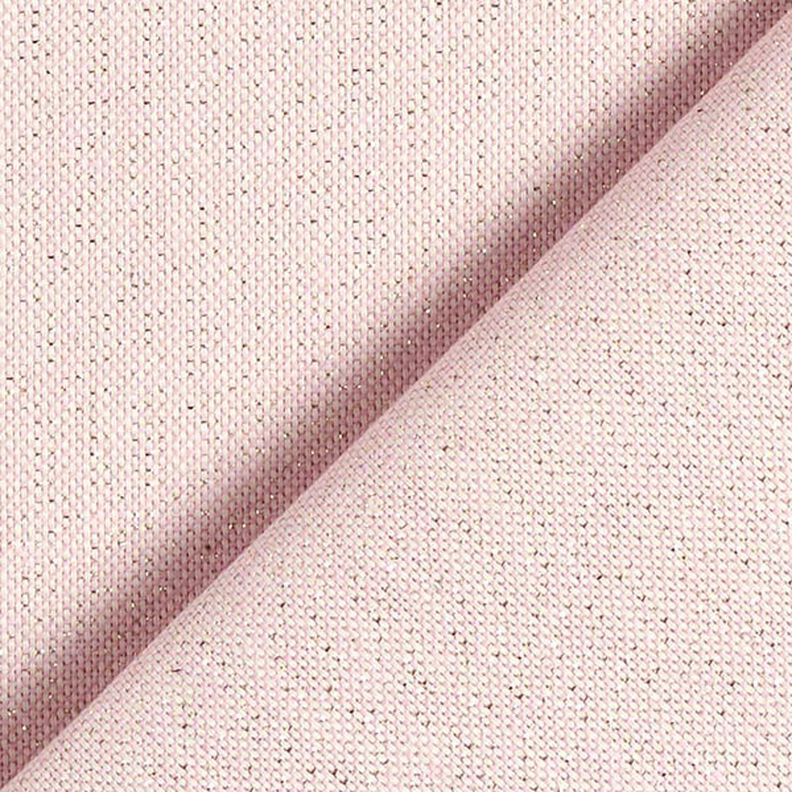 Decor Fabric Lurex Half-Panama – pink,  image number 3