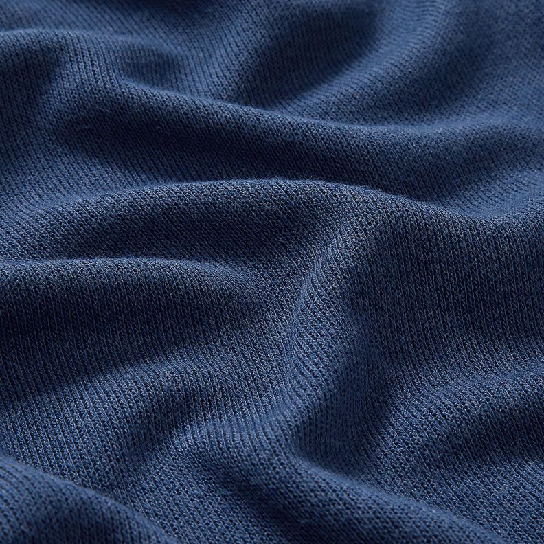 Knit Fabric Viscose Blend Super soft – navy blue,  image number 2