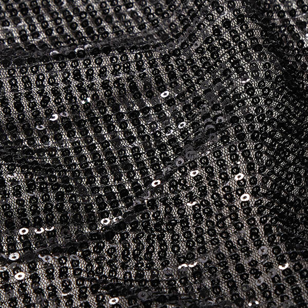 sequin pleats – black,  image number 2