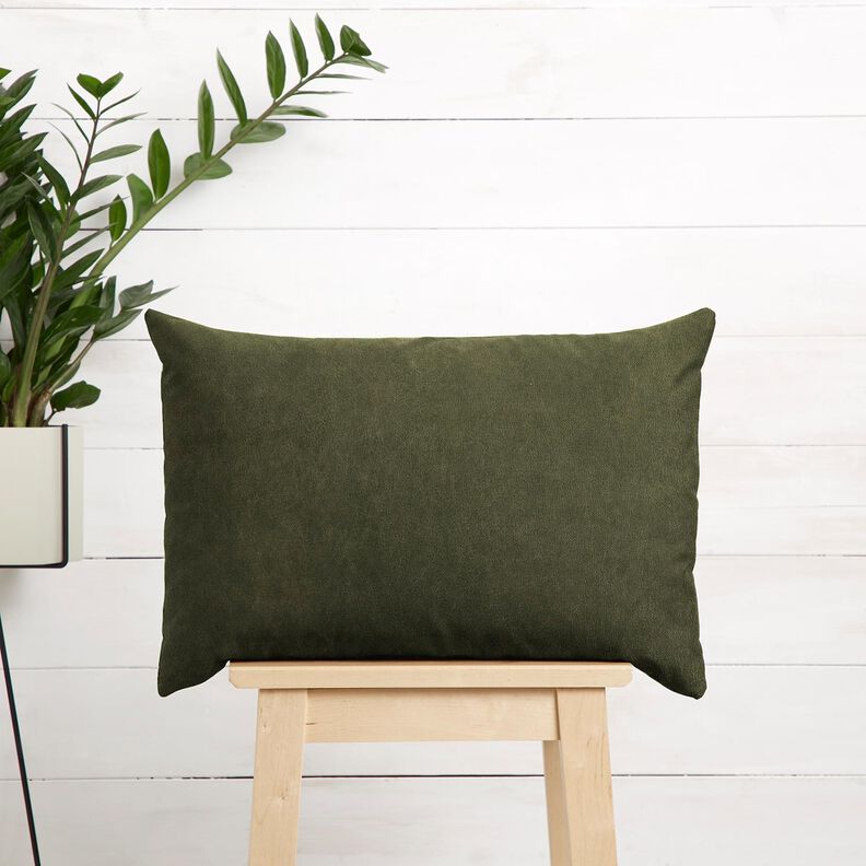 Upholstery Fabric Velvet look – dark pine, image number 7