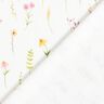 Cotton Jersey watercolour meadow flowers Digital Print – ivory/dusky pink,  thumbnail number 4