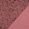Double Gauze/Muslin two-tone flowers  | Poppy Fabrics – dark dusky pink/black,  thumbnail number 4