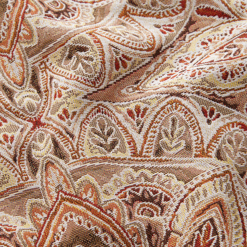 Decor Fabric Tapestry Fabric delicate mandala – offwhite/bronze, image number 2