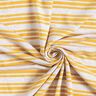 Viscose jersey, irregular glitter stripes – offwhite/sunglow,  thumbnail number 3