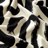 Viscose Jersey abstract brushstrokes – cream/black,  thumbnail number 2