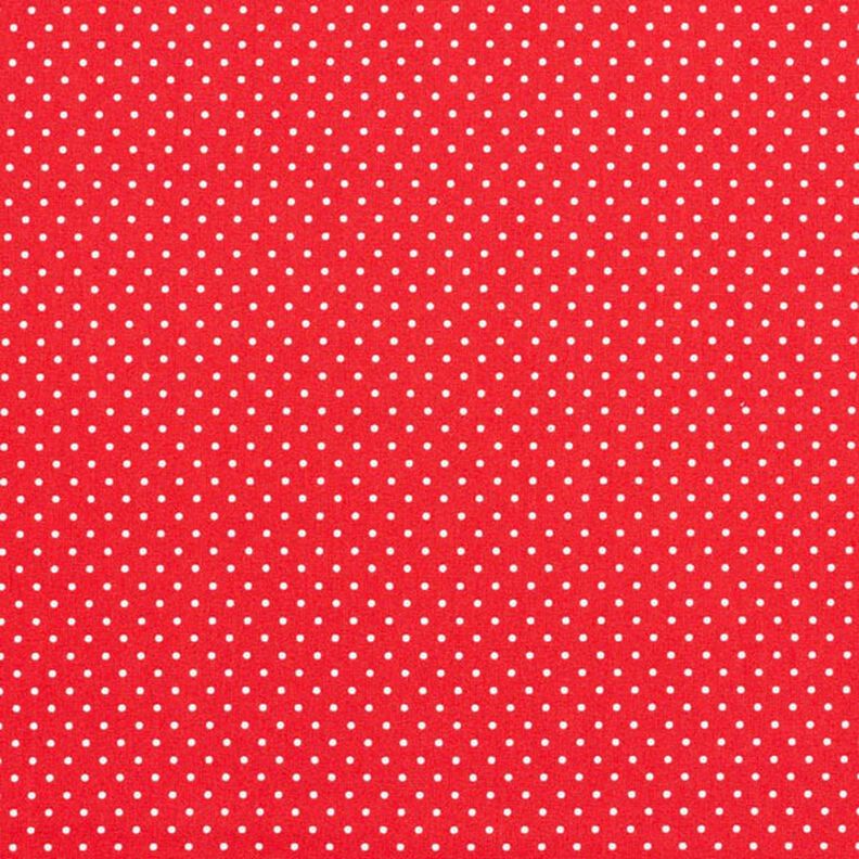 Cotton Poplin Little Dots – red/white,  image number 1