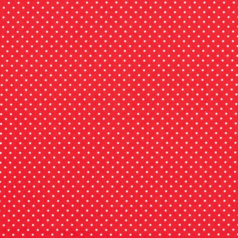 Cotton Poplin Little Dots – red/white,  image number 1