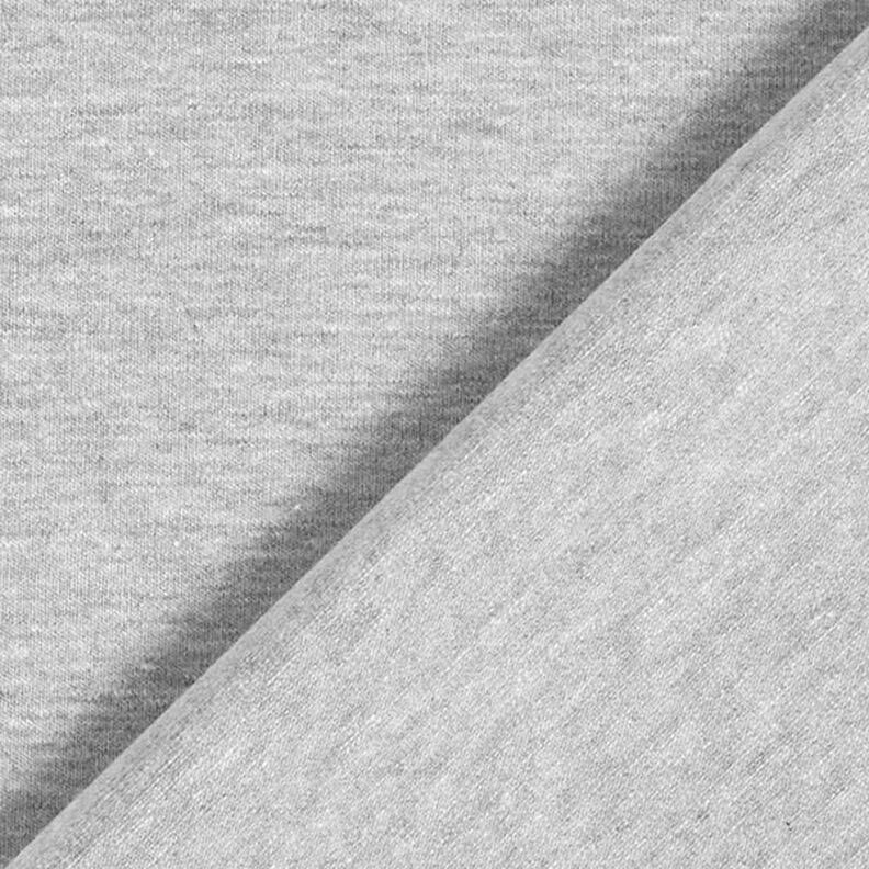 Medium Cotton Jersey Mottled – light grey,  image number 5