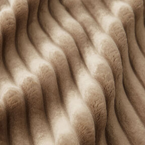 Upholstery Fabric Fur stripes – taupe, 