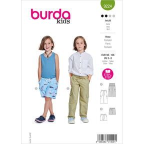 Trousers | Burda 9224 | 98-128, 
