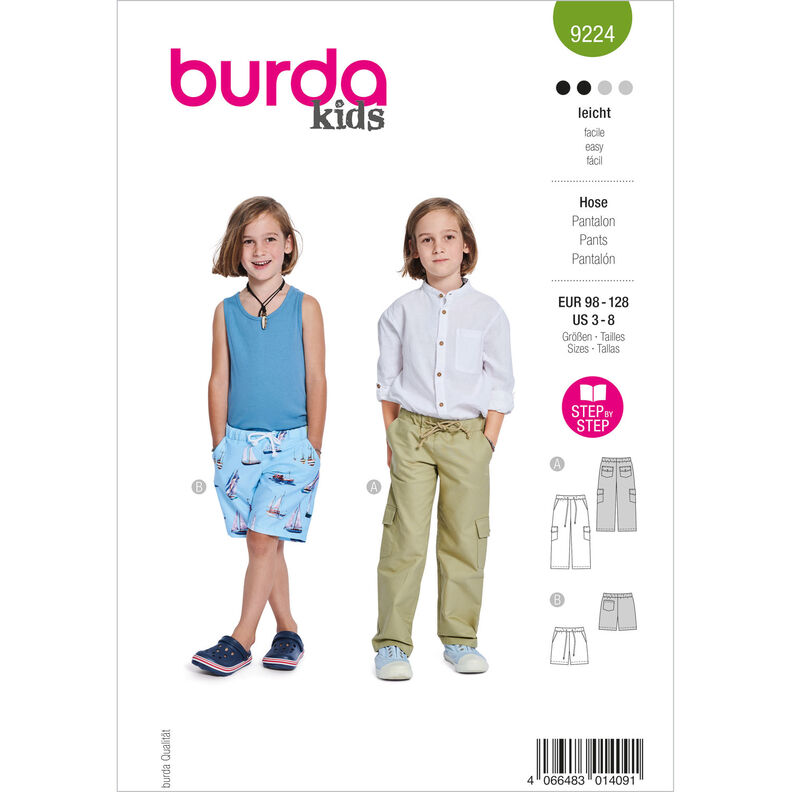 Trousers | Burda 9224 | 98-128,  image number 1