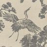 Decor Fabric Canvas Chinese Crane – sand/grey,  thumbnail number 6