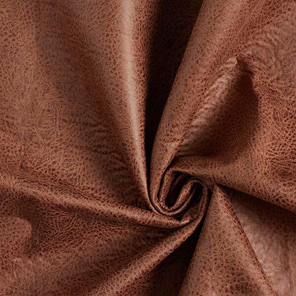 Upholstery Fabric Imitation Leather – medium brown,  image number 1