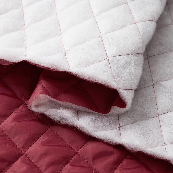 Quilted lining rhombus – burgundy,  image number 6