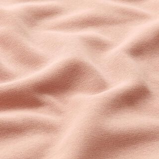 Brushed Sweatshirt Fabric plain Lurex – pink/gold, 