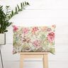 Decor Fabric Canvas watercolour flowers – light beige/raspberry,  thumbnail number 7