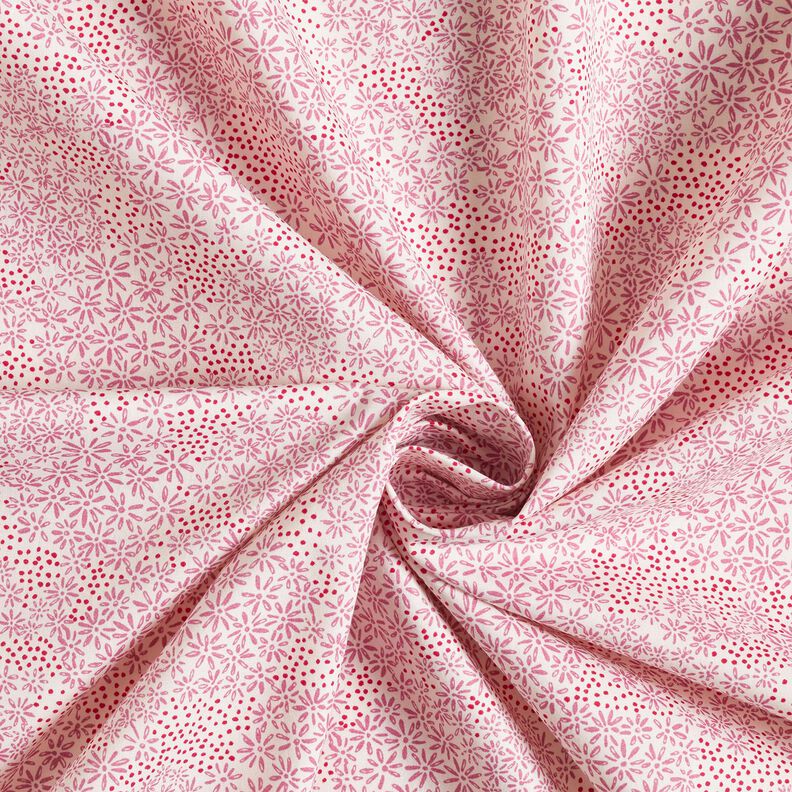 Cotton Poplin flower seeds – white/pastel violet,  image number 3