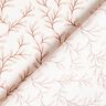 Cotton Poplin leafy branches – white/rose gold,  thumbnail number 4
