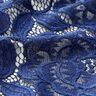 Stretch Lace Blossoms and leaves – navy blue,  thumbnail number 3