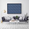 Decor Fabric Half Panama Celestial Bodies – navy blue,  thumbnail number 5