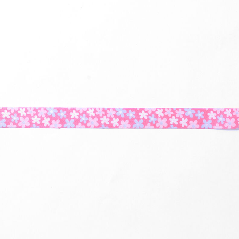 Satin Ribbon Flowers – baby blue/pink,  image number 2