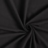 Plain cotton linen blend jersey – black,  thumbnail number 1