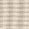 Coat Fabric Wool Blend Glitter houndstooth – mocca/offwhite,  thumbnail number 1