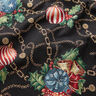 Decor Fabric Tapestry Fabric Christmas Tree Baubles – black/green,  thumbnail number 2