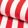 Outdoor Deckchair fabric Longitudinal stripes 44 cm – fire red/white,  thumbnail number 5