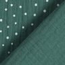 Double Gauze/Muslin Polka Dots – dark green/white,  thumbnail number 4