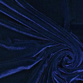 Stretch Velvet navy blue, 