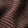 Blouse Fabric Cotton Blend wide Stripes – dark brown/offwhite,  thumbnail number 2