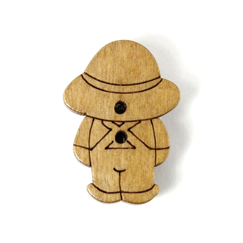 Wood button, Jakob,  image number 1