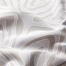 Decor Fabric Half Panama Zebra Print – silver grey/light grey,  thumbnail number 2