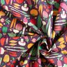 Cotton Cretonne Vegetable diversity – aubergine/green,  thumbnail number 3