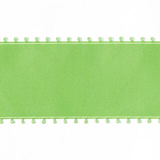 Picot Edge Ribbon - apple green, 