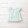 Cotton Poplin Roses and rainbows – white/light turquoise,  thumbnail number 5