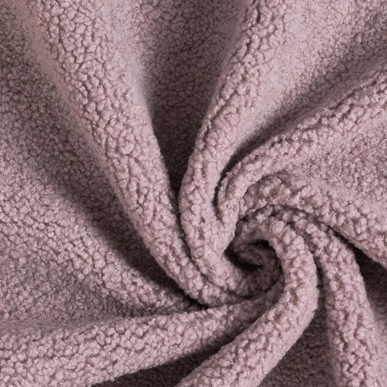Upholstery Fabric Sheepskin look – mauve grey,  image number 1