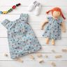Cotton Poplin Aeroplanes in the sky – light blue,  thumbnail number 5