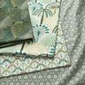 Decor Fabric Cotton Twill abstract palm fans – sage/ivory,  thumbnail number 5