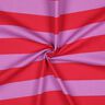 Decor Fabric Canvas cheerful stripes – pastel violet/chili,  thumbnail number 3
