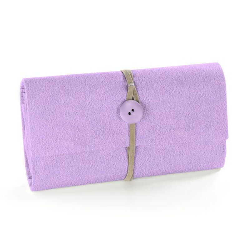 Felt 90 cm / 3 mm thick – mauve,  image number 5