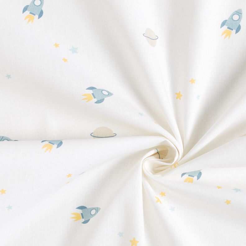 Cotton Poplin Cosmos – offwhite,  image number 3