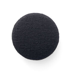 Covered button, Viscose Jersey Medium – black, 