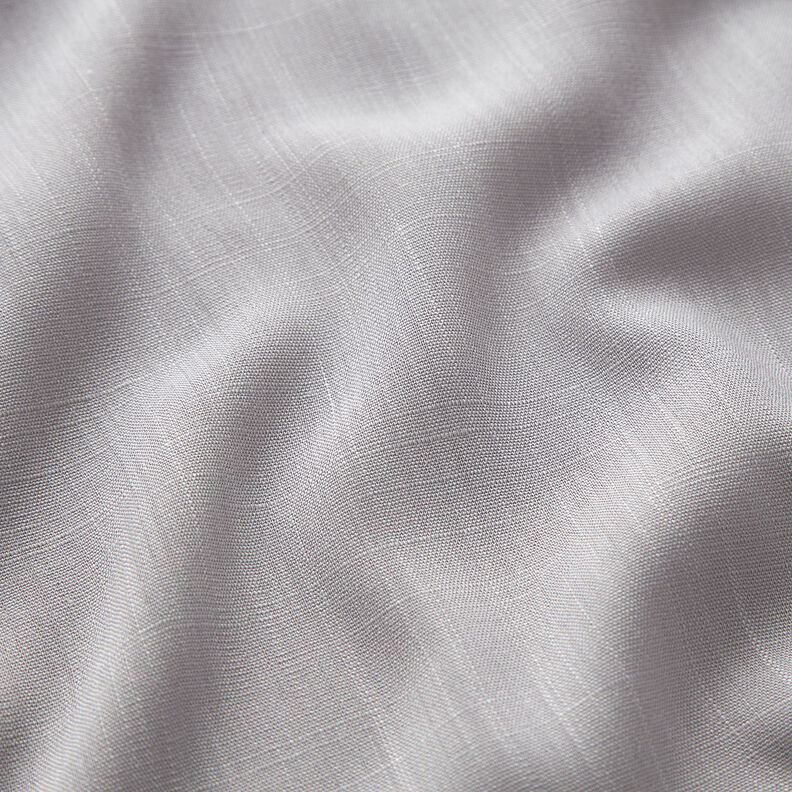 Linen look viscose fabric – silver grey,  image number 2